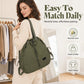 🎒 Women's Large Capacity Drawstring Tote Backpack – 3 Ways to Carry! ✨