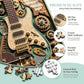 🎸 Build Your Own Steampunk Guitar! – Creative Steampunk Guitar 3D Wooden Puzzle