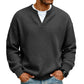 🔥 LAST DAY — ONLY £12.99! 👕 Men’s Textured Waffle Layered-Look Long-Sleeve Tee