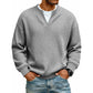 🔥 LAST DAY — ONLY £12.99! 👕 Men’s Textured Waffle Layered-Look Long-Sleeve Tee
