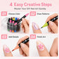 🎨 50% OFF! 24-Colour Dual-Ended Nail Art Pens ✨