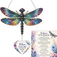 ✨ Inspirational Dragonfly Suncatcher – A Beautiful Reminder to Keep Going 🦋🌈
