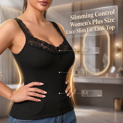 🔥 LAST DAY! Only £6.99 — Delicate Lace-Trim Slim-Fit Camisole 💐✨