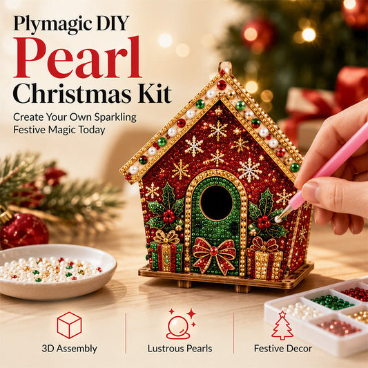 🎄 3D Christmas DIY Beading Craft Kit – Create Your Own Festive Decorations