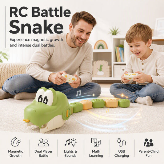 ⏰ LAST DAY – 50% OFF! 🔥 Remote Control Magnetic Snake Toy 🐍
