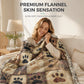 🐾 50% OFF! 🧸 Cute Paw Print Soft Flannel Blanket — Cosy Comfort for Chilly Days ✨