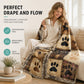🐾 50% OFF! 🧸 Cute Paw Print Soft Flannel Blanket — Cosy Comfort for Chilly Days ✨