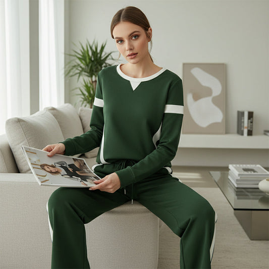 ☀️ LAST DAY SALE — ONLY £18.99! 🌿 Women’s Casual Relaxed-Fit Top & Trousers 2-Piece Set