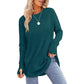⏳ LAST DAY — ONLY £12.99! 🔥🍂 Women’s Casual Crew Neck Top with Thumbholes