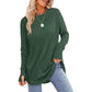 ⏳ LAST DAY — ONLY £12.99! 🔥🍂 Women’s Casual Crew Neck Top with Thumbholes