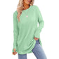 ⏳ LAST DAY — ONLY £12.99! 🔥🍂 Women’s Casual Crew Neck Top with Thumbholes