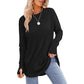 ⏳ LAST DAY — ONLY £12.99! 🔥🍂 Women’s Casual Crew Neck Top with Thumbholes