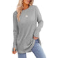 ⏳ LAST DAY — ONLY £12.99! 🔥🍂 Women’s Casual Crew Neck Top with Thumbholes
