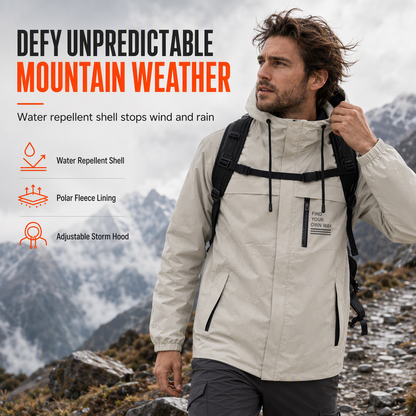 🌧️ British Weather? Bring It On. 🔥 Men’s Detachable-Hood Windbreaker — 70% OFF TODAY!