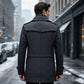 🔥 LAST DAY — ONLY £42.99! 🧥 Men’s Classic Mid-Length Slim-Fit Overcoat