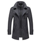🔥 LAST DAY — ONLY £42.99! 🧥 Men’s Classic Mid-Length Slim-Fit Overcoat