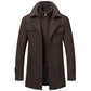 🔥 LAST DAY — ONLY £42.99! 🧥 Men’s Classic Mid-Length Slim-Fit Overcoat