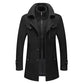 🔥 LAST DAY — ONLY £42.99! 🧥 Men’s Classic Mid-Length Slim-Fit Overcoat