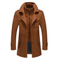 🔥 LAST DAY — ONLY £42.99! 🧥 Men’s Classic Mid-Length Slim-Fit Overcoat