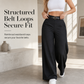 ⌛ LIMITED-TIME OFFER! 👖✨ Women’s High-Waisted Wide-Leg Tailored Trousers