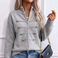 🔥 LAST DAY £19.99! ✨ Women’s Double-Zip Sweater Jacket – Effortless Style for Every Day
