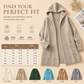 🔥 LAST DAY — 50% OFF! 🧶 Women’s Long Hooded Knit Cardigan ✨