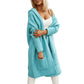 🔥 LAST DAY — 50% OFF! 🧶 Women’s Long Hooded Knit Cardigan ✨