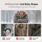 🔥 LAST DAY — 50% OFF! 🧥 Women’s Hooded Fleece-Lined Padded Winter Coat