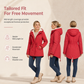 🔥 LAST DAY — 50% OFF! 🧥 Women’s Hooded Fleece-Lined Padded Winter Coat