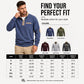 ⏳🔥 LAST DAY – ONLY £15.99! ✨ Men’s Warm-Lined Quarter-Zip Pullover