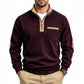 ⏳🔥 LAST DAY – ONLY £15.99! ✨ Men’s Warm-Lined Quarter-Zip Pullover