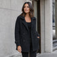 ⏳🔥 LAST DAY – 50% OFF! 🧥 Women’s Double-Breasted Lapel Coat 🎉 FREE SHIPPING🚚🇬🇧