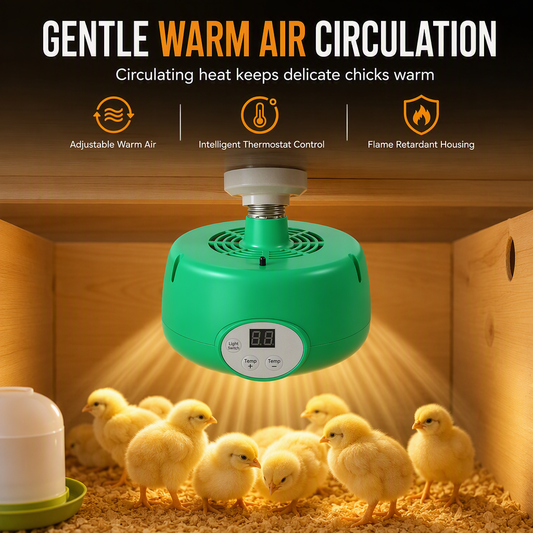 🐣 Keep Little Ones Cosy & Comfortable! 🔥 Intelligent Temperature Control Brooder Heater — ONLY £19.99