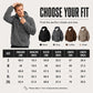 ⏳ LAST DAY — ONLY £20.99! 🔥 Men’s Textured Sherpa Half-Zip Hooded Jacket