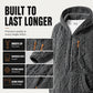 ⏳ LAST DAY — ONLY £20.99! 🔥 Men’s Textured Sherpa Half-Zip Hooded Jacket
