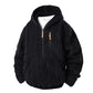 ⏳ LAST DAY — ONLY £20.99! 🔥 Men’s Textured Sherpa Half-Zip Hooded Jacket