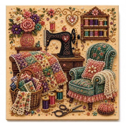 ⏳ LAST DAY — ONLY £7.99! 💎✨ Whispering Room Diamond Art Kit – A Relaxing Craft for Calm Evenings