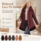 🖤 BLACK FRIDAY – 50% OFF! ❄️ Women's Fleece Hooded Coat – Cosy, Comfy & Effortlessly Chic! 🌸