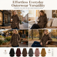 🖤 BLACK FRIDAY – 50% OFF! ❄️ Women's Fleece Hooded Coat – Cosy, Comfy & Effortlessly Chic! 🌸
