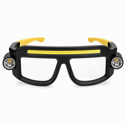 🔦 LIGHT UP EVERY TASK! ✨ Rechargeable Clip-On Glasses Light – Hands-Free LED Lighting, Anywhere You Go! 👓