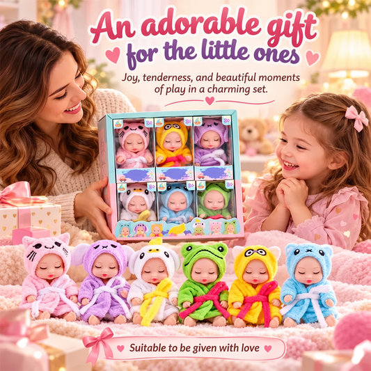 🎅 50% OFF! ✨ Mini Reborn Baby Dolls — A Little Gift to Treasure 🎁