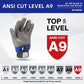 ⏳ LAST DAY £9.99! ⚒️ Food Grade Stainless Steel Mesh Metal Glove – Slice Safer, Prep Smarter! 🧤