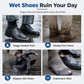 🌧️ Stay Dry in Style! 👢 Waterproof High-Top Silicone Shoe Covers – Rainy Day Protection, Wherever You Go! ✨