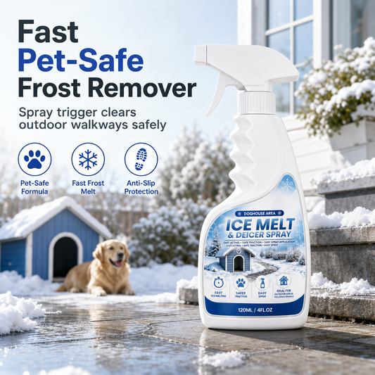 ❄️ Ice Gone, Paws Happy! 🐾 Pet-Safe De-Icing Spray for Clear, Safer Walkways