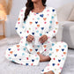 💖🌙 Sweetheart Dreams™ – Cute Heart-Print Cosy Pyjama Set ✨🩷