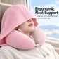 ⏳Limited-time 50% off⏰Hooded Travel Neck Pillow with Carrying Pouch😴💺