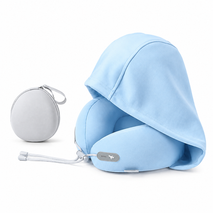 ⏳Limited-time 50% off⏰Hooded Travel Neck Pillow with Carrying Pouch😴💺
