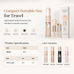 💄✨ Beauty on the Go! 💋 Portable Retractable Makeup Brush Set – Flawless Touch-Ups, Anytime, Anywhere! 👜
