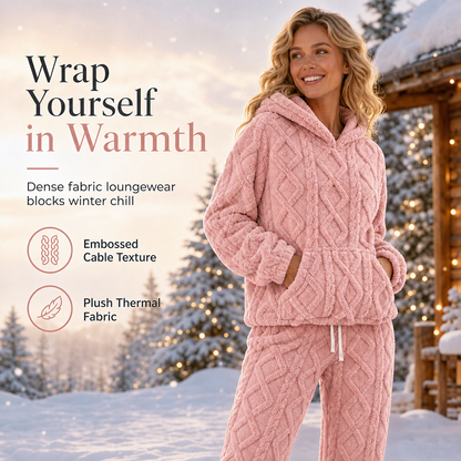 ☁️🧸 The Snuggle Edit™ – Fluffy Hoodie & Dream-Soft Lounge Set ✨💗