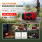 🚨 Stay Ready Anywhere! Solar Emergency Radio with Hand Crank & Power Bank 🔋